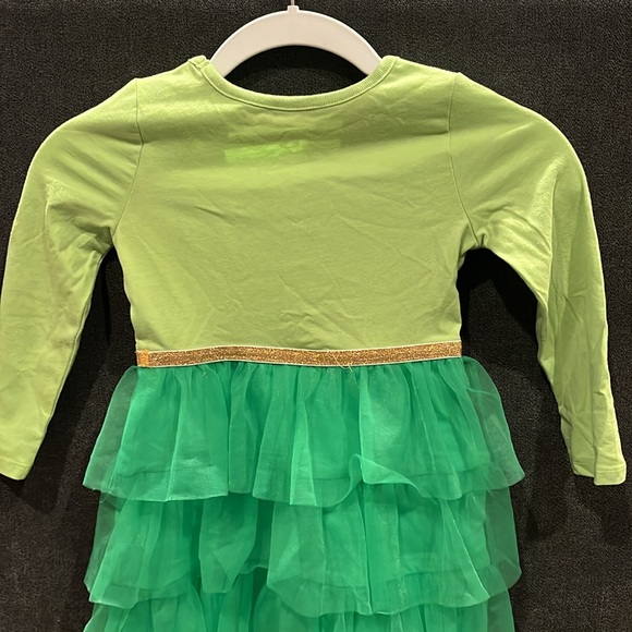 St. Patrick’s Day 4 leaf clover dress size 3T - Picture 7 of 7